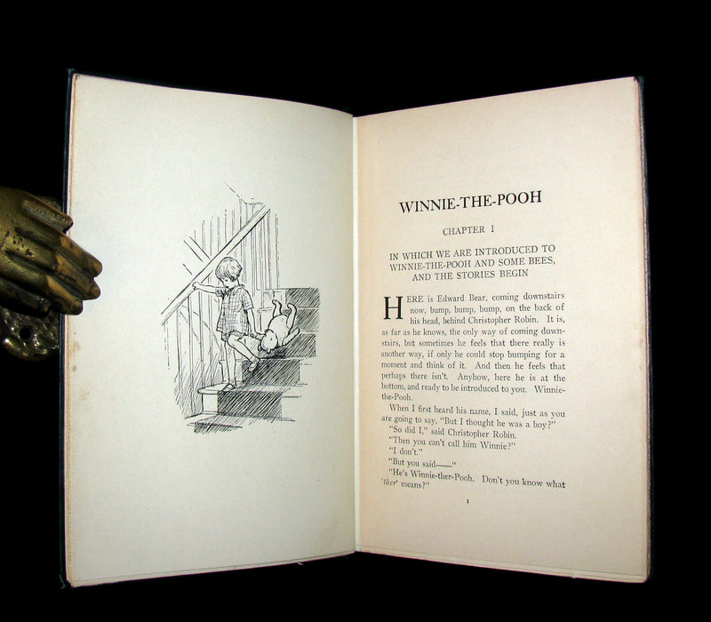 1926 First Edition - A. A. Milne - WINNIE-THE-POOH Illustrated by Ernest H. Shepard.