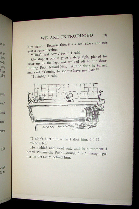 1926 First Edition - A. A. Milne - WINNIE-THE-POOH Illustrated by Ernest H. Shepard.