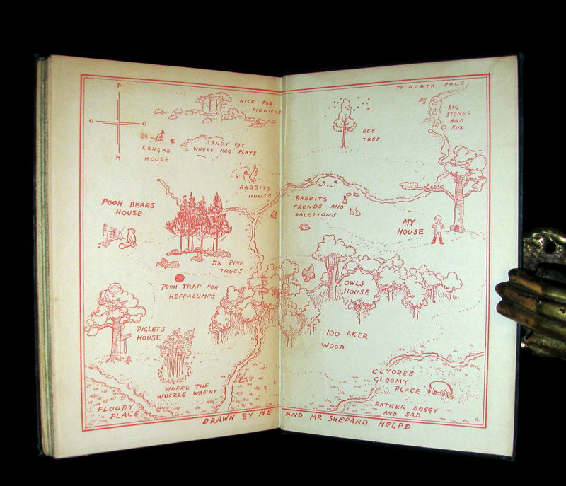 1926 First Edition - A. A. Milne - WINNIE-THE-POOH Illustrated by Ernest H. Shepard.