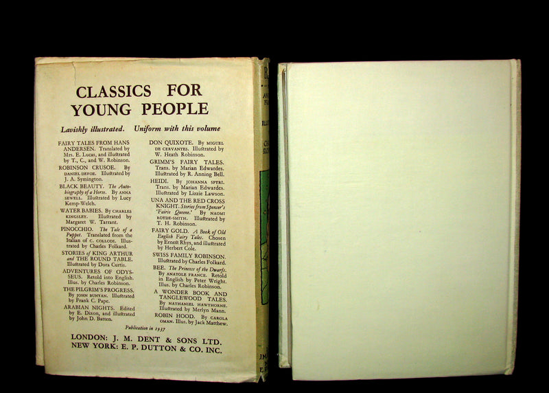 1934 Rare Book - BEE  The Princess of the Dwarfs by Anatole France illustrated by Charles Robinson.
