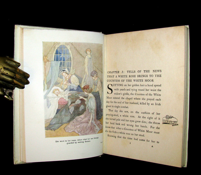 1934 Rare Book - BEE  The Princess of the Dwarfs by Anatole France illustrated by Charles Robinson.