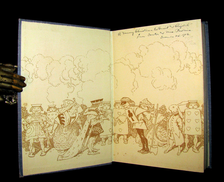 1916 Rare 1st Edition - Alice's Adventures in Wonderland illustrated by Albert Edward Jackson.