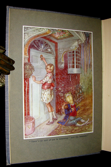 1916 Rare 1st Edition - Alice's Adventures in Wonderland illustrated by Albert Edward Jackson.