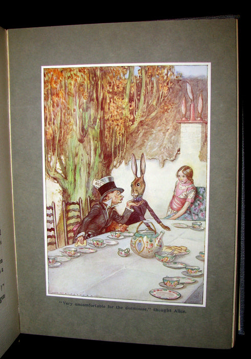 1916 Rare 1st Edition - Alice's Adventures in Wonderland illustrated by Albert Edward Jackson.