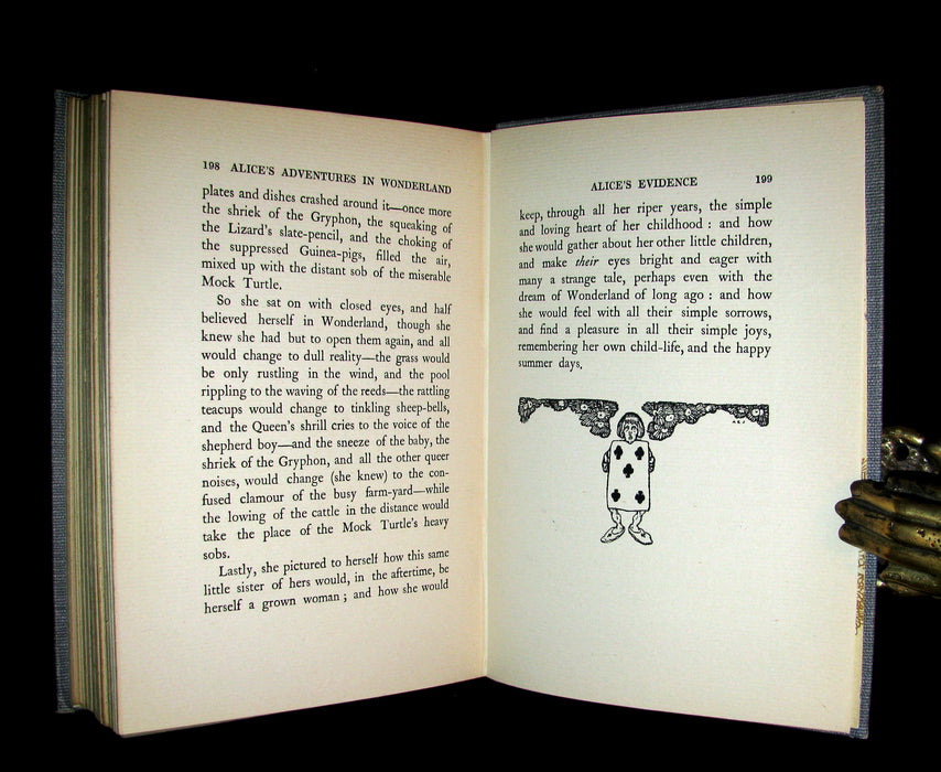 1916 Rare 1st Edition - Alice's Adventures in Wonderland illustrated by Albert Edward Jackson.