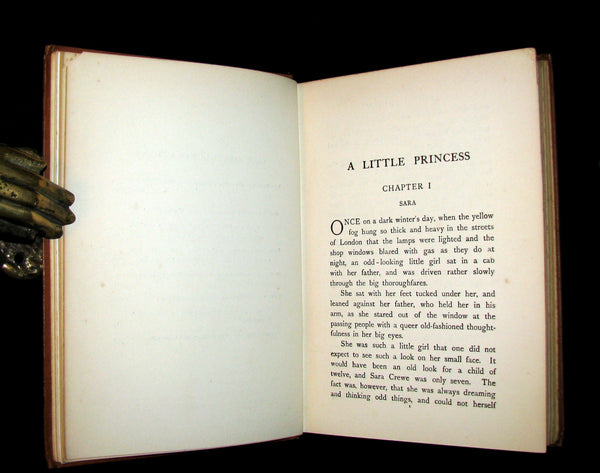 1905 Rare Book - A LITTLE PRINCESS by Frances Hodgson Burnett illustrated by Harold Piffard.