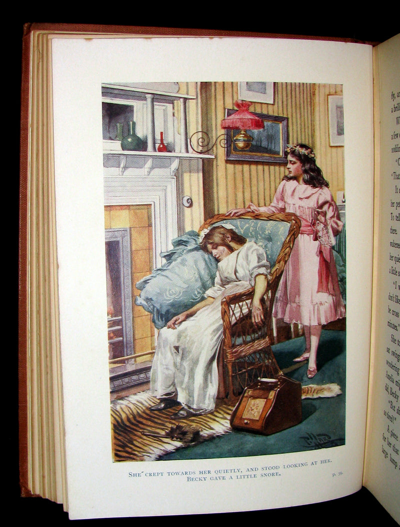 1905 Rare Book - A LITTLE PRINCESS by Frances Hodgson Burnett illustrated by Harold Piffard.