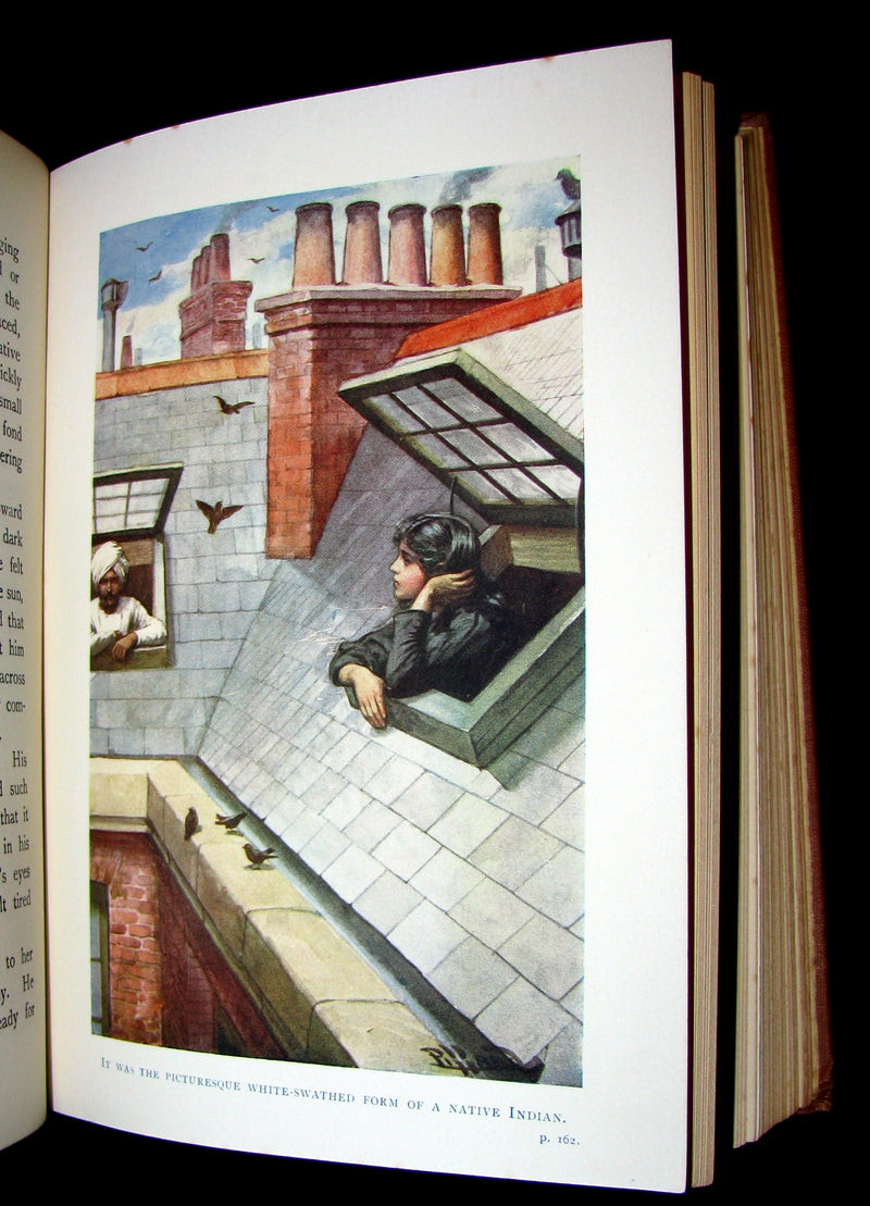 1905 Rare Book - A LITTLE PRINCESS by Frances Hodgson Burnett illustrated by Harold Piffard.