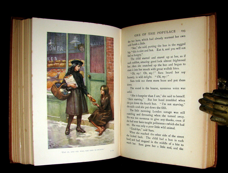 1905 Rare Book - A LITTLE PRINCESS by Frances Hodgson Burnett illustrated by Harold Piffard.