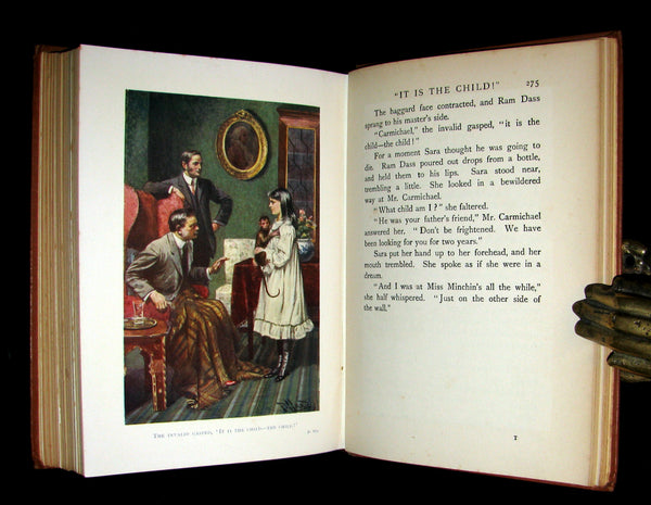 1905 Rare Book - A LITTLE PRINCESS by Frances Hodgson Burnett illustrated by Harold Piffard.