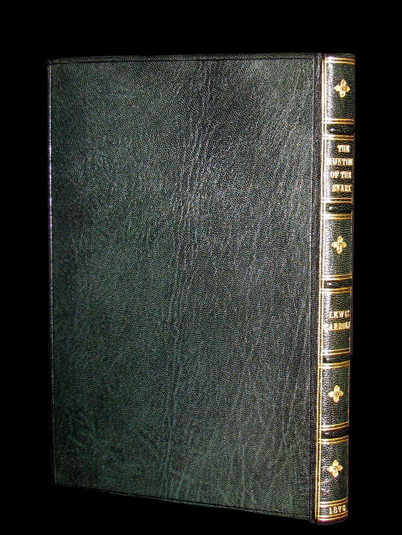 1876 Rare First Edition - The Hunting of the SNARK by Lewis Carroll bound by Atkinson Salisbury.