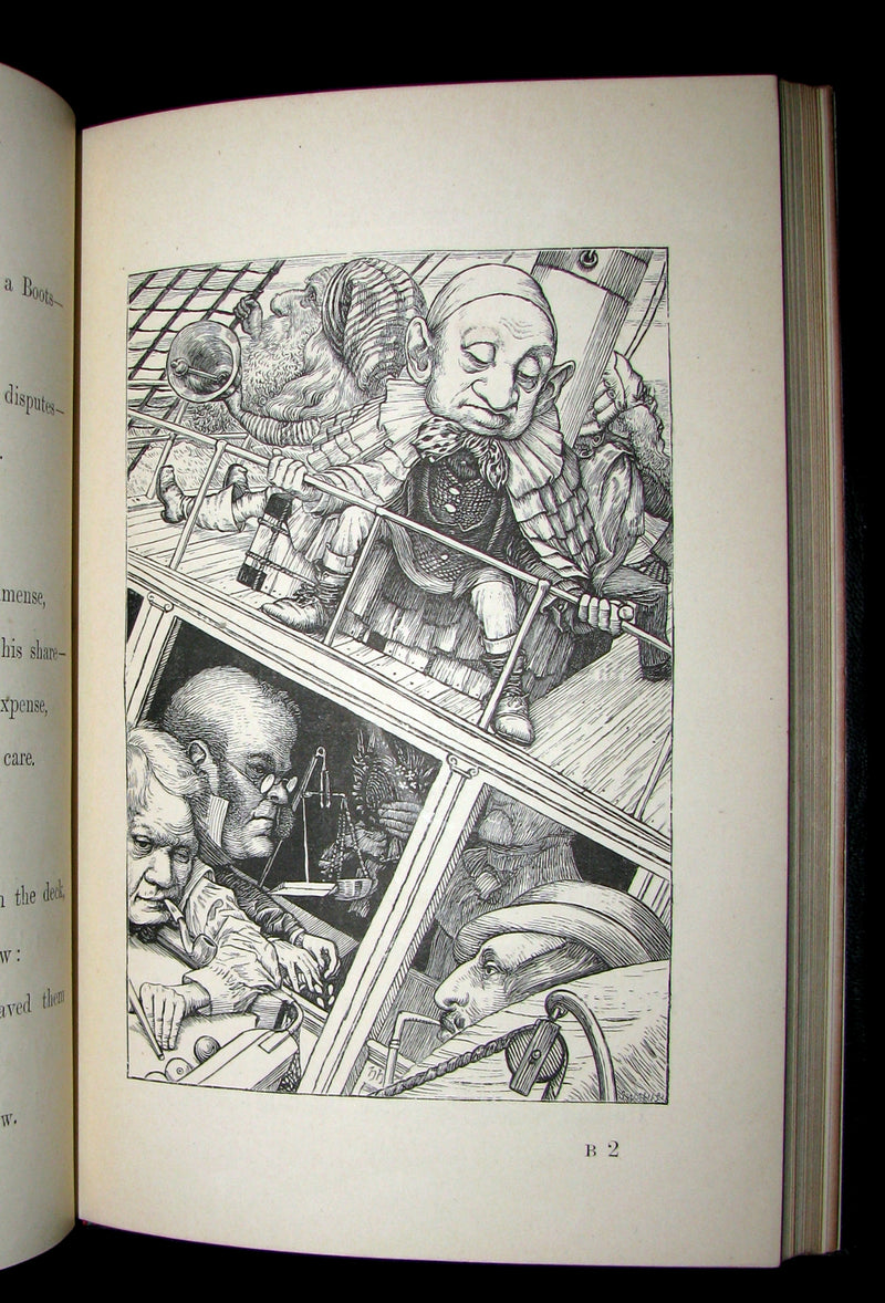 1876 Rare First Edition - The Hunting of the SNARK by Lewis Carroll bound by Atkinson Salisbury.
