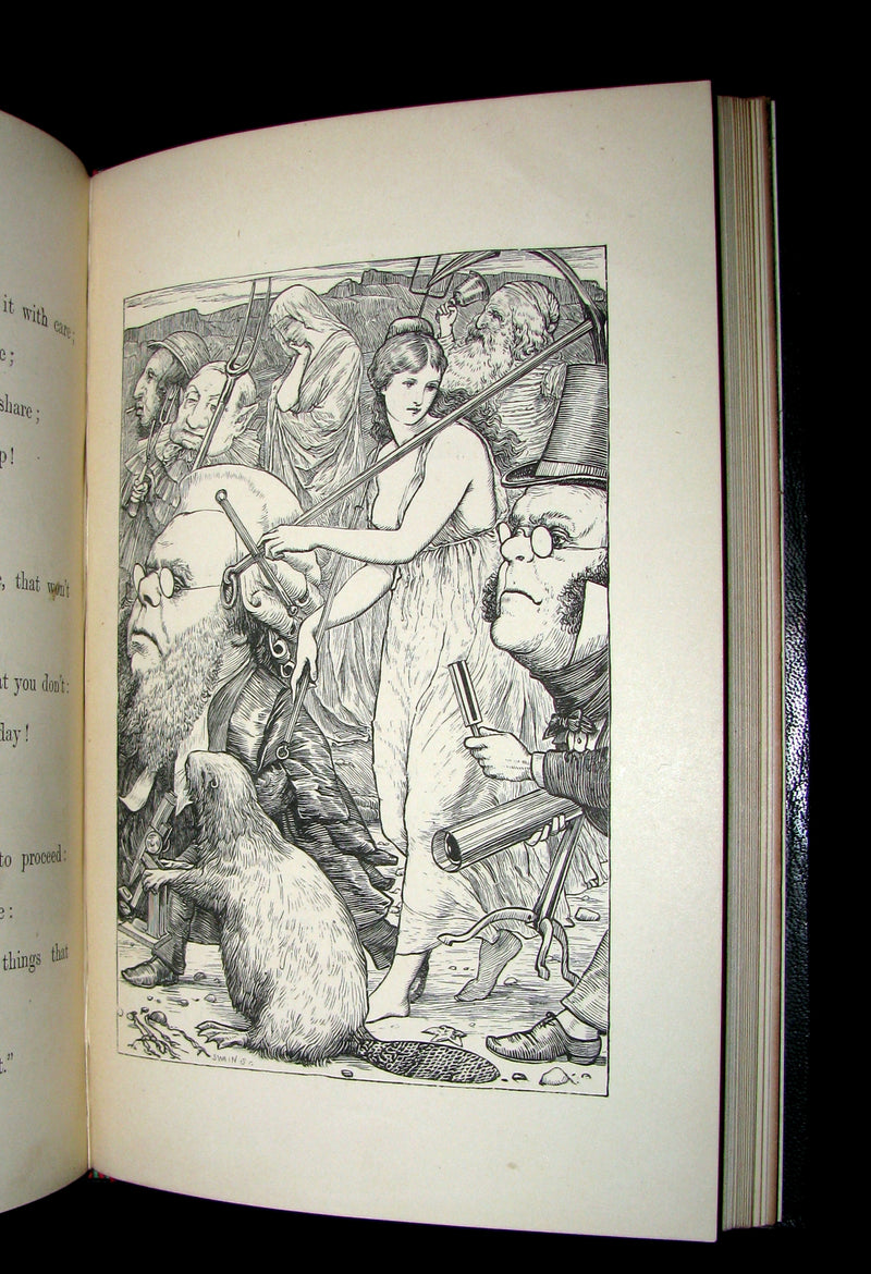 1876 Rare First Edition - The Hunting of the SNARK by Lewis Carroll bound by Atkinson Salisbury.