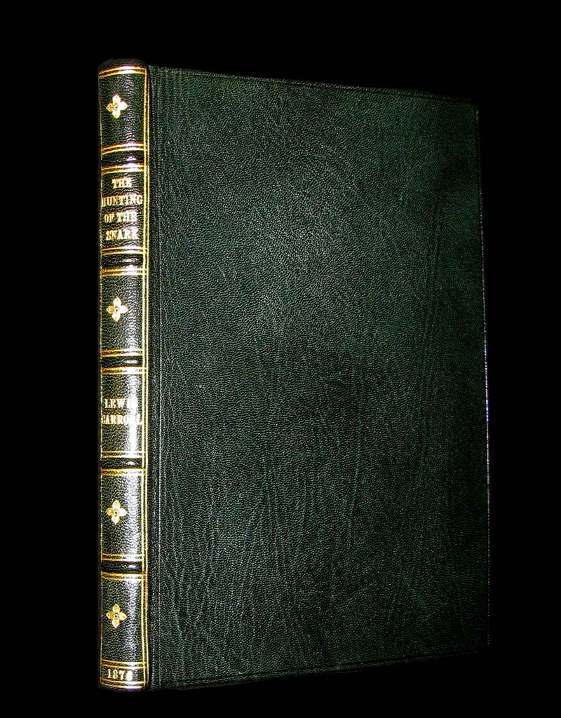 1876 Rare First Edition - The Hunting of the SNARK by Lewis Carroll bound by Atkinson Salisbury.
