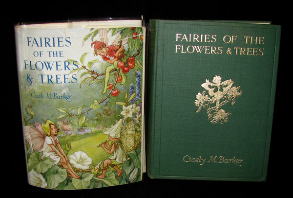 1950 Rare Cicely Mary Barker Book - FAIRIES OF THE FLOWERS AND TREES - 1stED.
