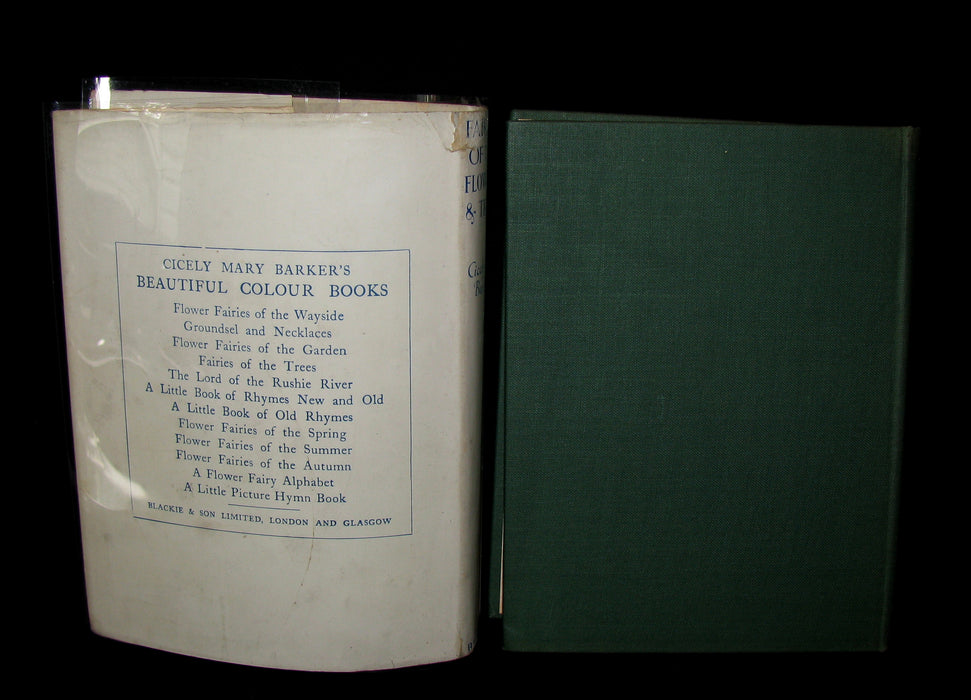 1950 Rare Cicely Mary Barker Book - FAIRIES OF THE FLOWERS AND TREES - 1stED.