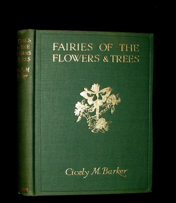 1950 Rare Cicely Mary Barker Book - FAIRIES OF THE FLOWERS AND TREES - 1stED.