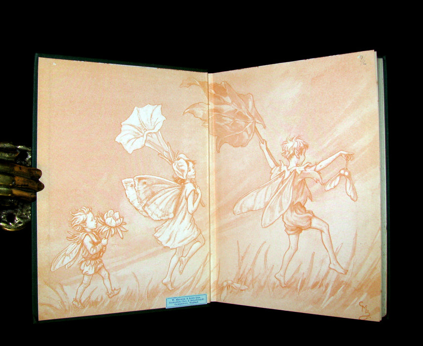 1950 Rare Cicely Mary Barker Book - FAIRIES OF THE FLOWERS AND TREES - 1stED.