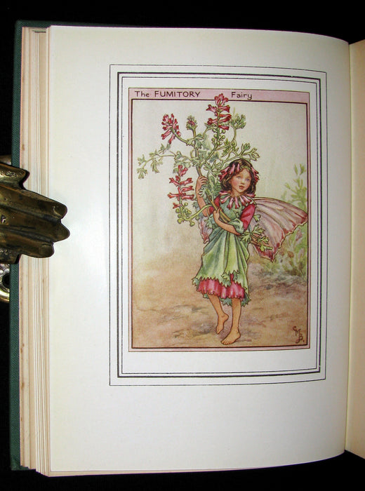 1950 Rare Cicely Mary Barker Book - FAIRIES OF THE FLOWERS AND TREES - 1stED.