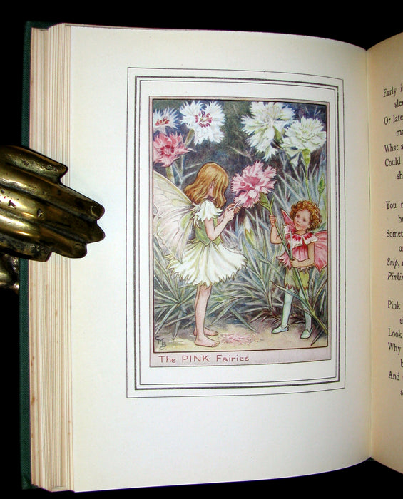 1950 Rare Cicely Mary Barker Book - FAIRIES OF THE FLOWERS AND TREES - 1stED.