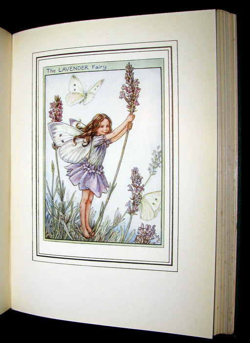 1950 Rare Cicely Mary Barker Book - FAIRIES OF THE FLOWERS AND TREES - 1stED.