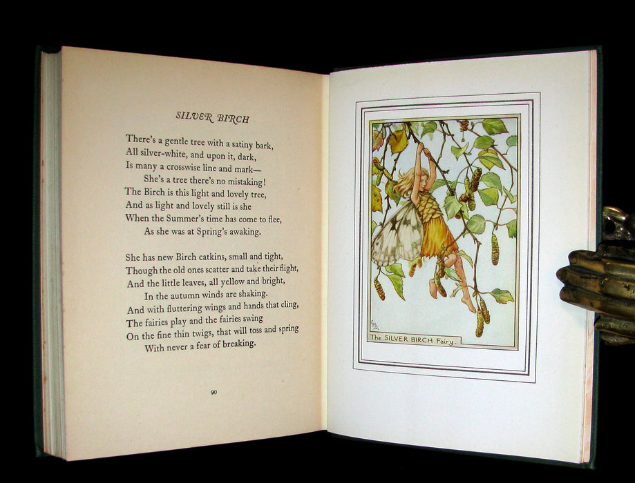 1950 Rare Cicely Mary Barker Book - FAIRIES OF THE FLOWERS AND TREES - 1stED.