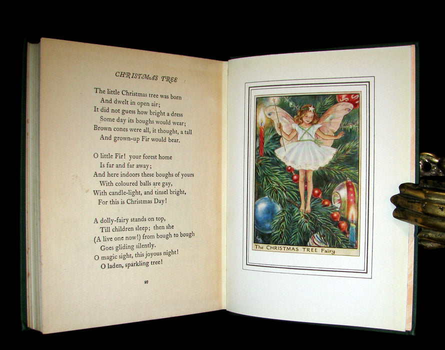 1950 Rare Cicely Mary Barker Book - FAIRIES OF THE FLOWERS AND TREES - 1stED.