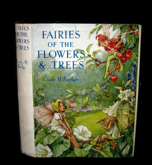 1950 Rare Cicely Mary Barker Book - FAIRIES OF THE FLOWERS AND TREES - 1stED.