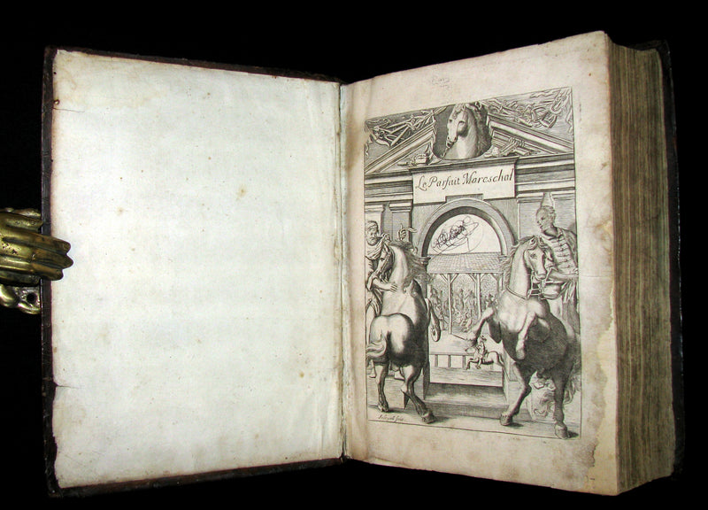 1698 Rare French Book ~The Complete Horseman- Le Parfait Mareschal - The Beauty, Goodness and Faults of HORSES.
