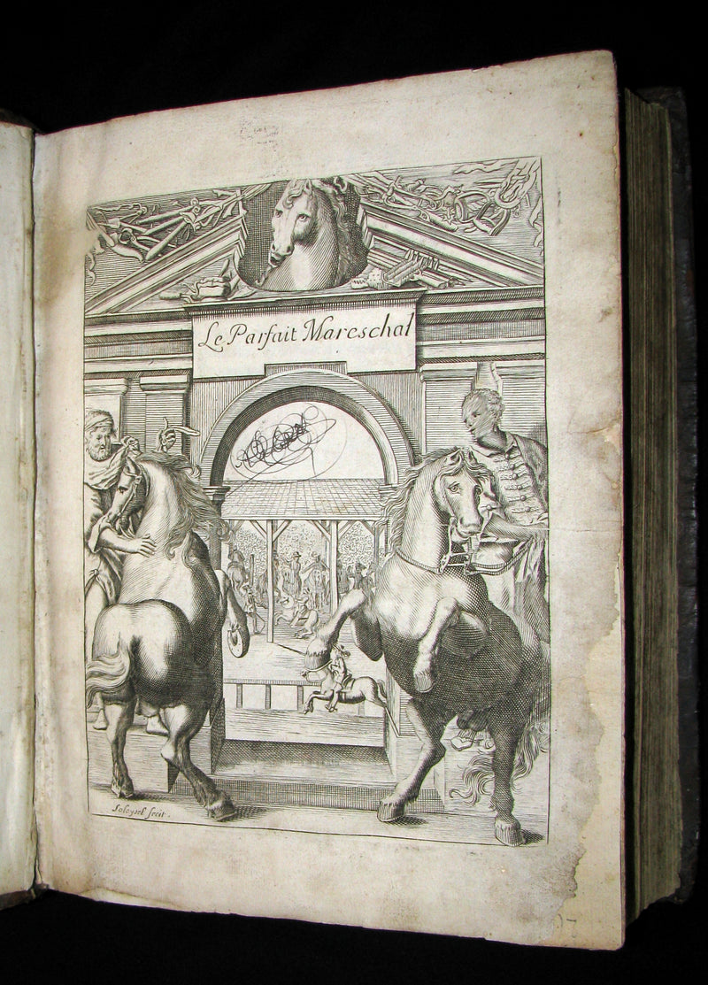 1698 Rare French Book ~The Complete Horseman- Le Parfait Mareschal - The Beauty, Goodness and Faults of HORSES.