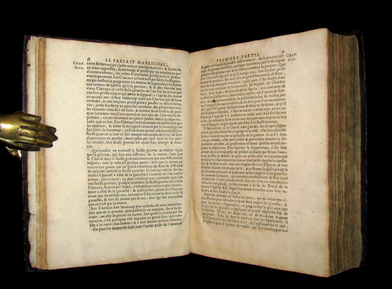 1698 Rare French Book ~The Complete Horseman- Le Parfait Mareschal - The Beauty, Goodness and Faults of HORSES.