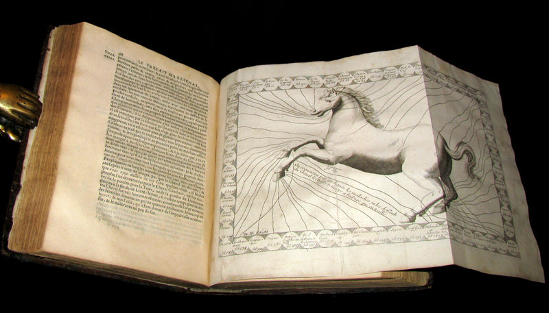1698 Rare French Book ~The Complete Horseman- Le Parfait Mareschal - The Beauty, Goodness and Faults of HORSES.