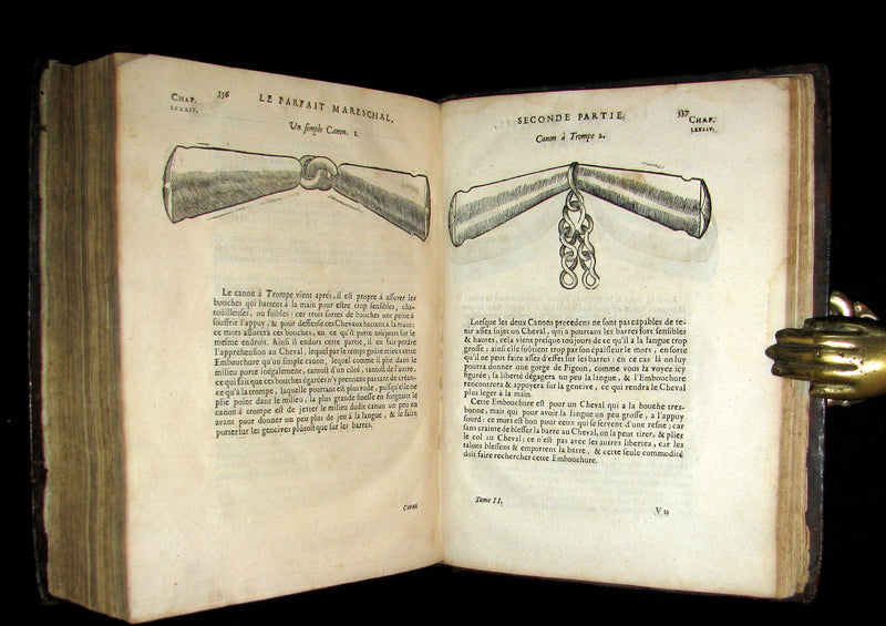 1698 Rare French Book ~The Complete Horseman- Le Parfait Mareschal - The Beauty, Goodness and Faults of HORSES.