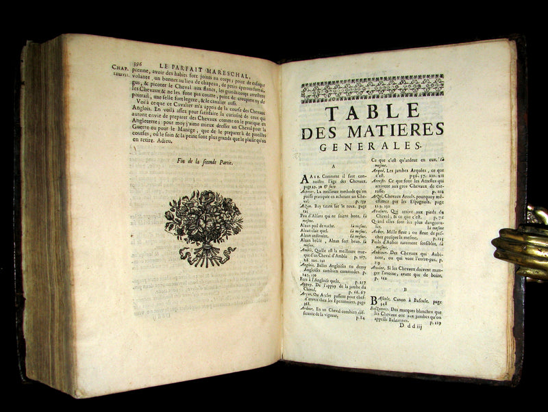 1698 Rare French Book ~The Complete Horseman- Le Parfait Mareschal - The Beauty, Goodness and Faults of HORSES.