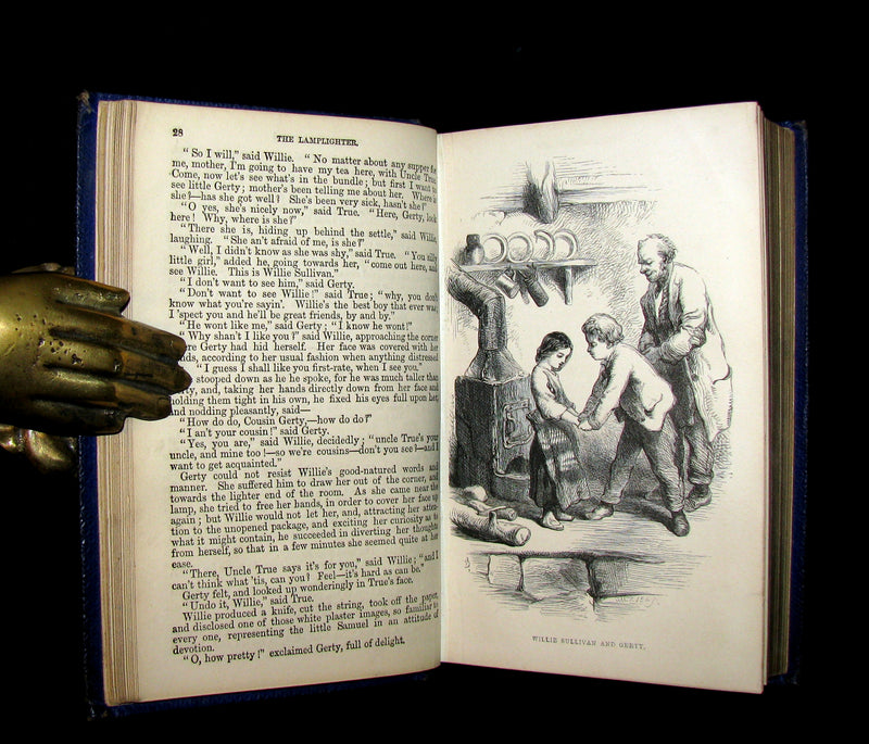 1863 Rare Book - The LAMPLIGHTER by Maria Susanna Cummins illustrated by JOHN GILBERT.
