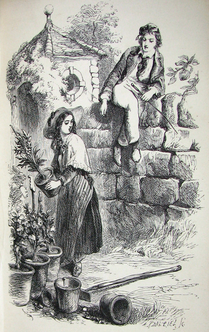 1863 Rare Book - The LAMPLIGHTER by Maria Susanna Cummins illustrated by JOHN GILBERT.