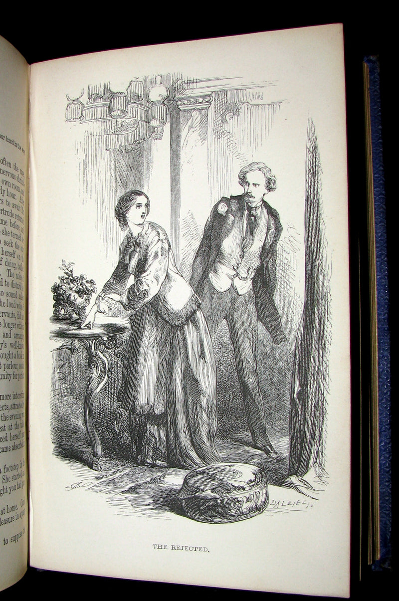 1863 Rare Book - The LAMPLIGHTER by Maria Susanna Cummins illustrated by JOHN GILBERT.
