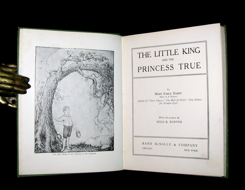 1912 Rare Book - The Little King and the Princess True illustrated by Milo Winter. 1stED.