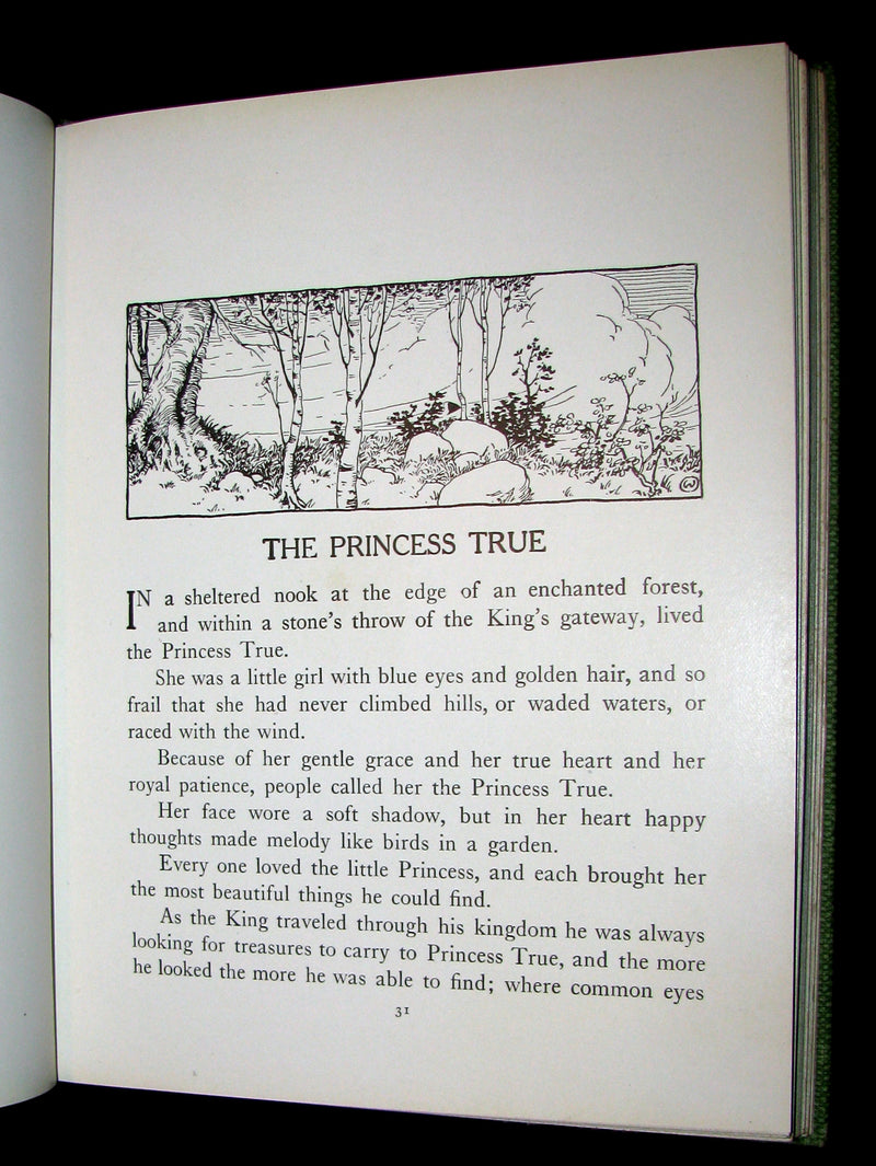 1912 Rare Book - The Little King and the Princess True illustrated by Milo Winter. 1stED.