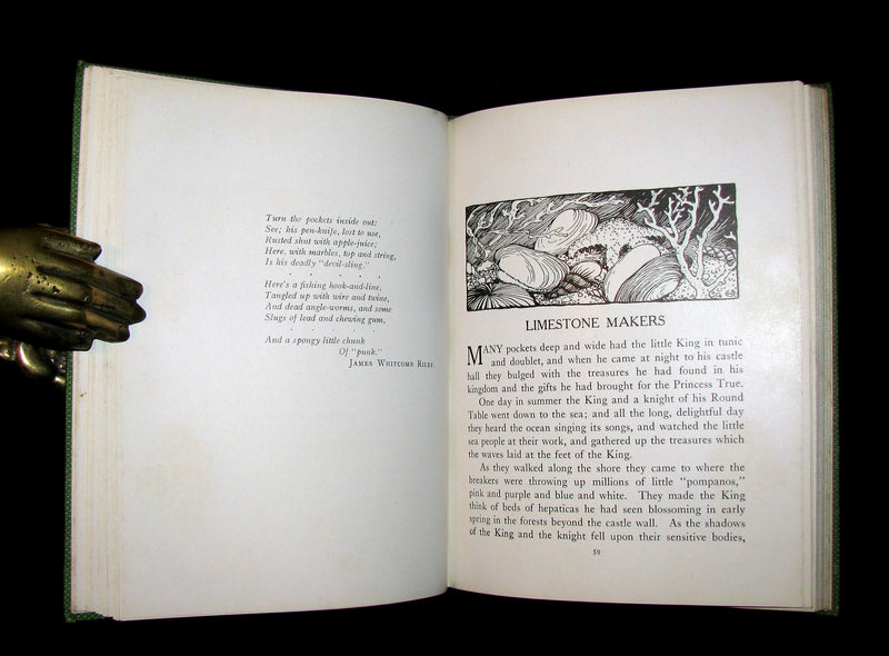 1912 Rare Book - The Little King and the Princess True illustrated by Milo Winter. 1stED.