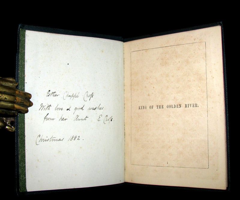 1880 Rare Book -The King of the Golden River or the Black Brothers. A Legend of Stiria. Fairy Tale illustrated by Richard Doyle.