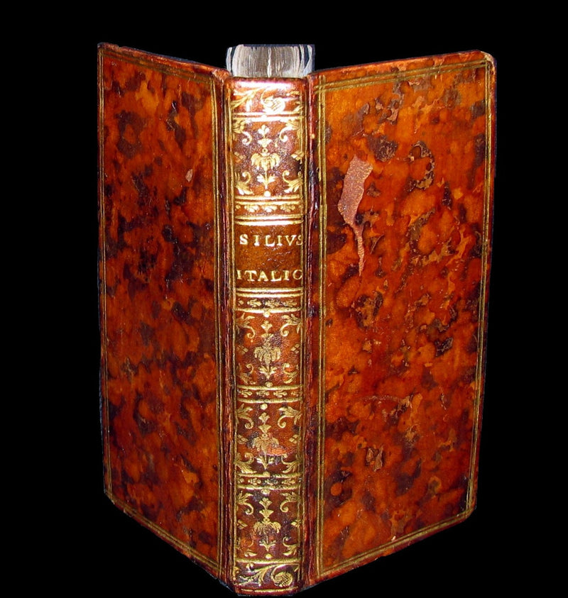1628 Rare Latin Book - Silius ITALICUS De secundo Bello Punico -  War Against Hannibal - Second Punic War's Poem.
