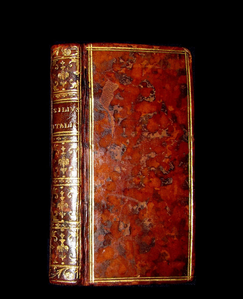 1628 Rare Latin Book - Silius ITALICUS De secundo Bello Punico -  War Against Hannibal - Second Punic War's Poem.