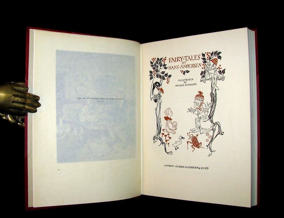 1932 Rare First Edition - Andersen's Fairy Tales illustrated by Arthur RACKHAM.