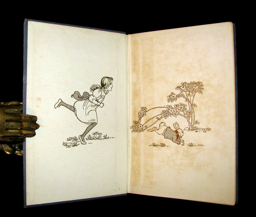 1907 Rare Book - Alice's Adventures in Wonderland beautifully Illustrated by Amy Millicent Sowerby. 1stED.