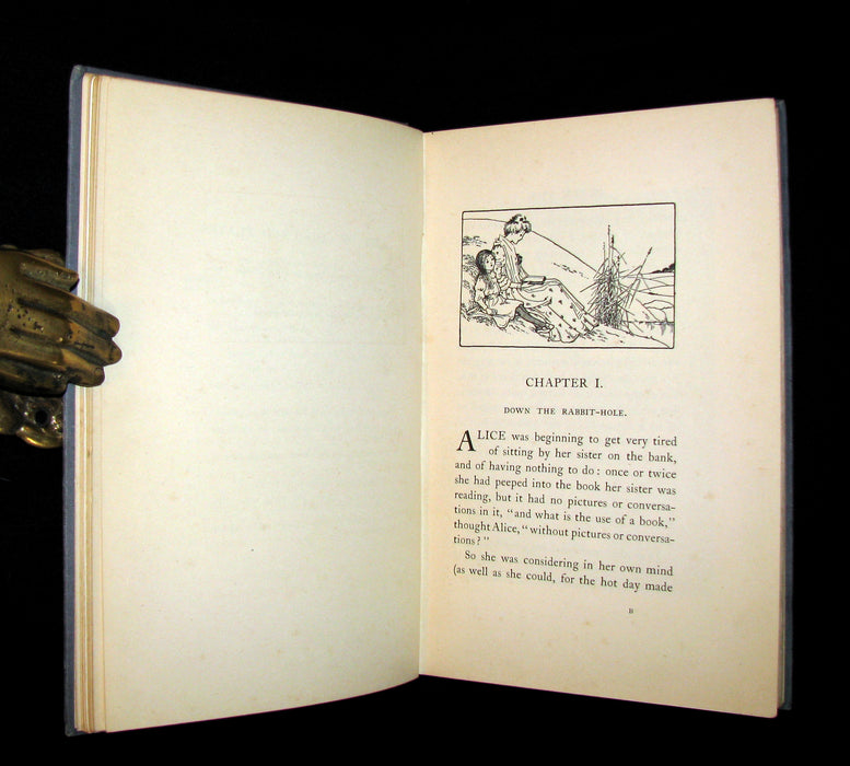 1907 Rare Book - Alice's Adventures in Wonderland beautifully Illustrated by Amy Millicent Sowerby. 1stED.