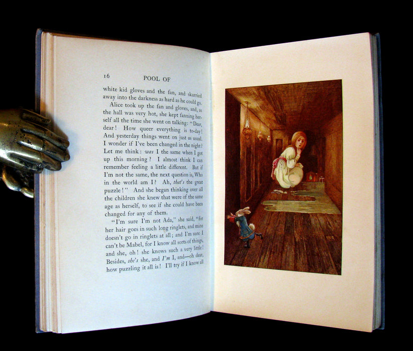 1907 Rare Book - Alice's Adventures in Wonderland beautifully Illustrated by Amy Millicent Sowerby. 1stED.