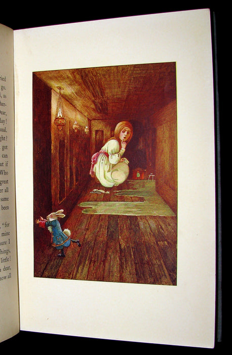 1907 Rare Book - Alice's Adventures in Wonderland beautifully Illustrated by Amy Millicent Sowerby. 1stED.