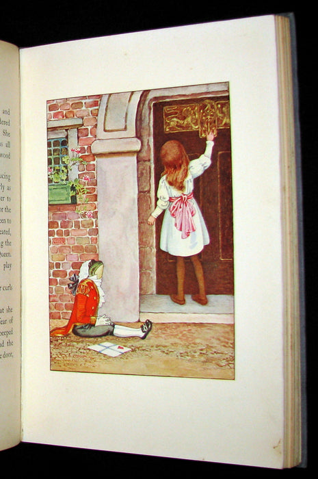 1907 Rare Book - Alice's Adventures in Wonderland beautifully Illustrated by Amy Millicent Sowerby. 1stED.