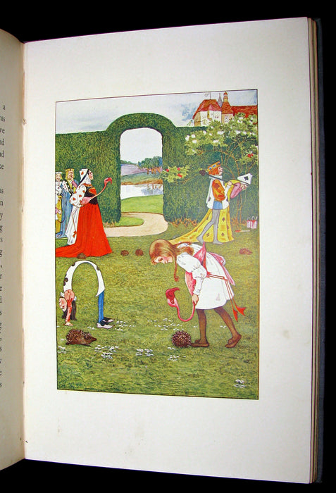 1907 Rare Book - Alice's Adventures in Wonderland beautifully Illustrated by Amy Millicent Sowerby. 1stED.